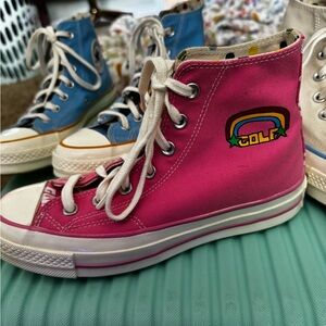 Golf Wang Pink High-Top Sneakers